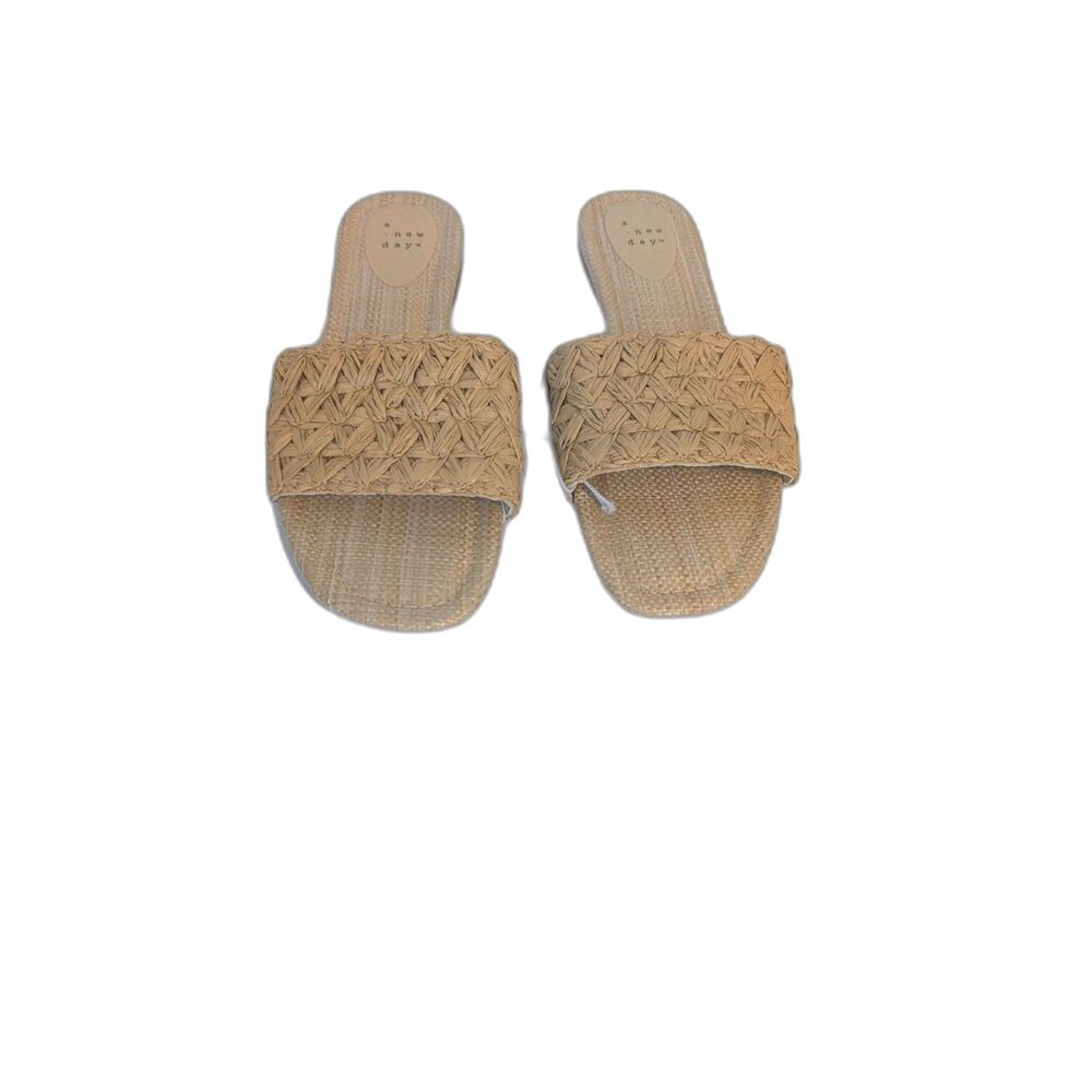 Women's Ariella Woven Sandals with Memory Foam Insole - A New Day - Size 8.5